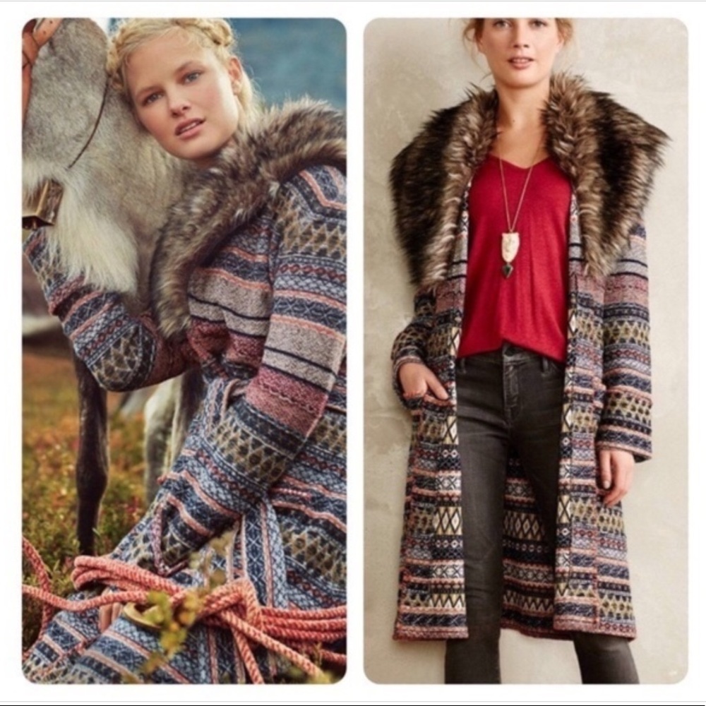 Angel of the North Faux Fur Knit Sweater